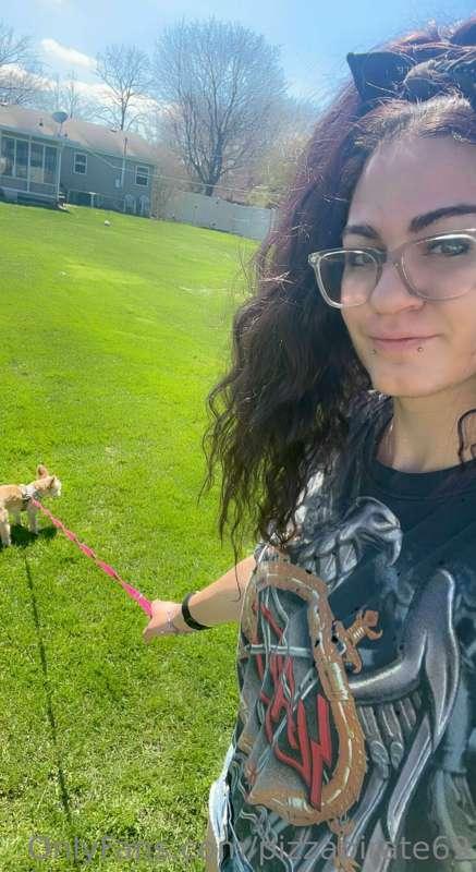 Good afternoon! Taking this lil guy for a walk then will be ..