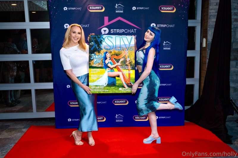 With @jewelzblu on the red carpet for the launch of her cove..