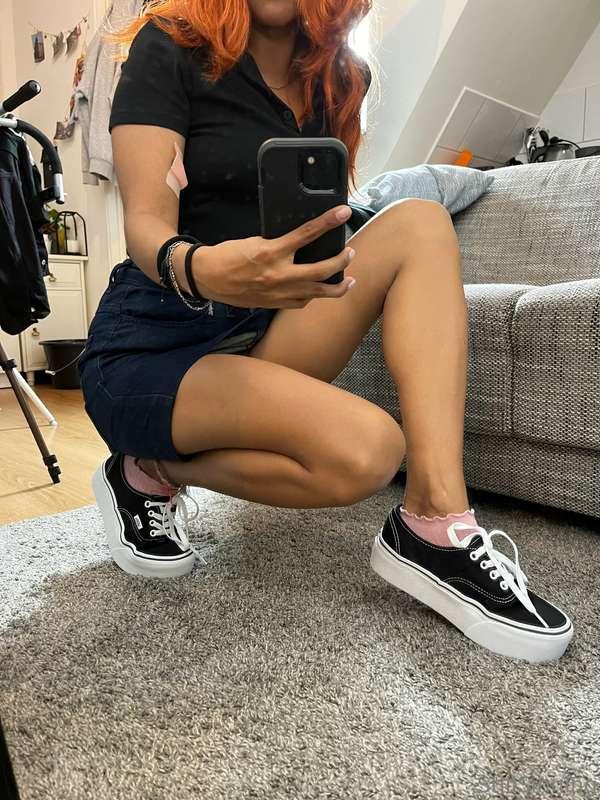 Swipe for ass 🍑 and cute socks 💖😏