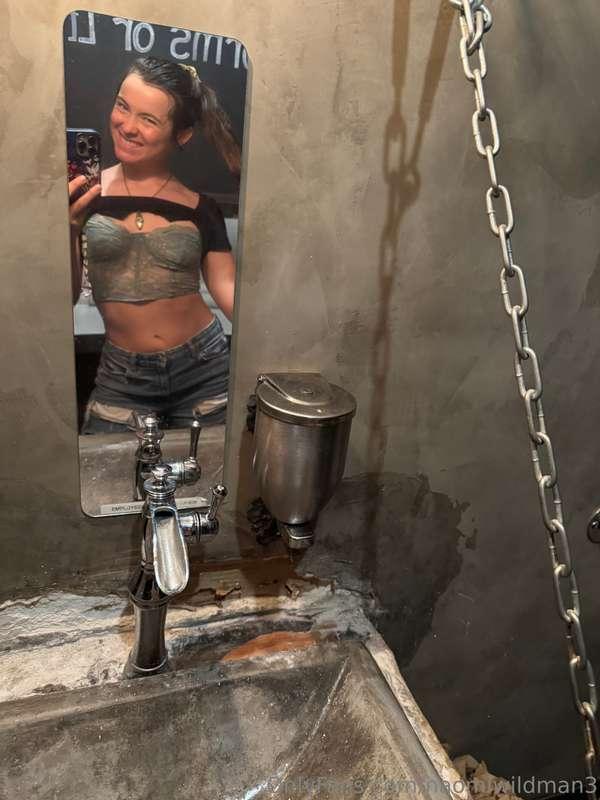 This is why girls take so long in the bathroom. 😅For as cute..