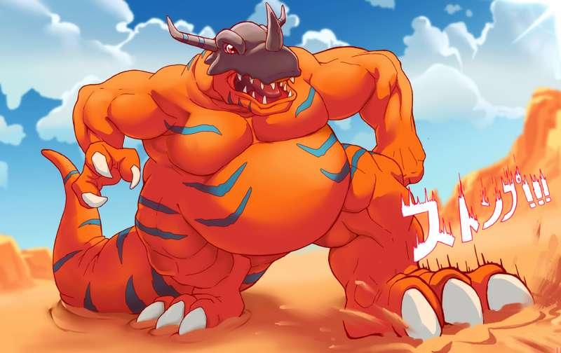 Greymon STOMP!!!