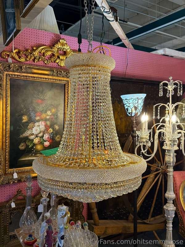 I can’t wait to swing from this chandelier 