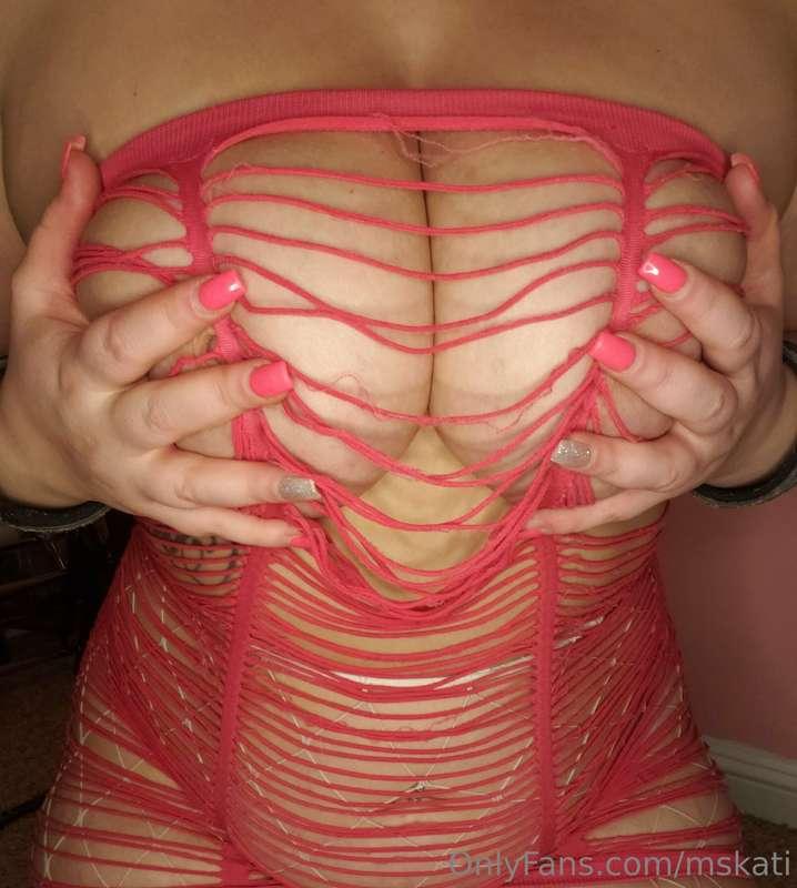 I wish I could feel your thick cum covering my tits!