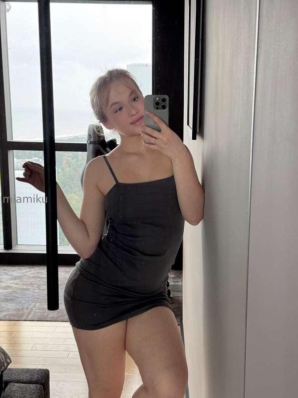 You like how sexy my body looks in this tight dress 💕Text me..