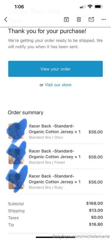 I just ordered three new custom bras. It’s a new style with ..