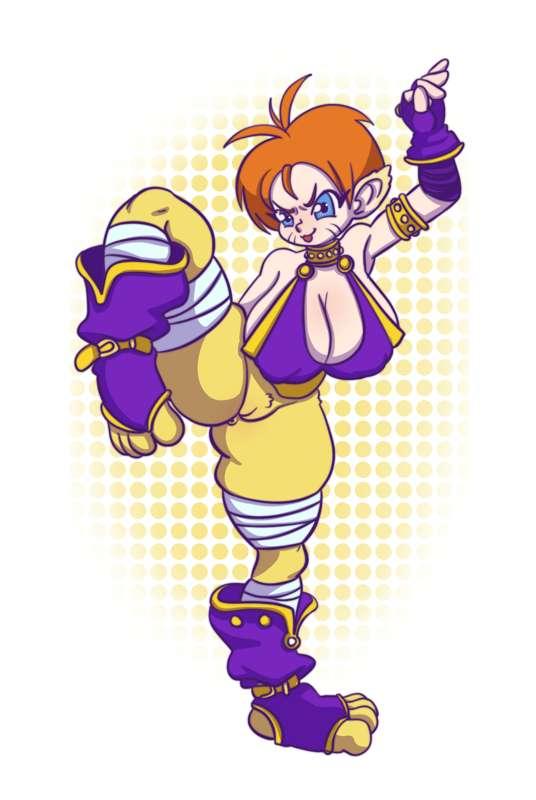 Katt Showing her moves