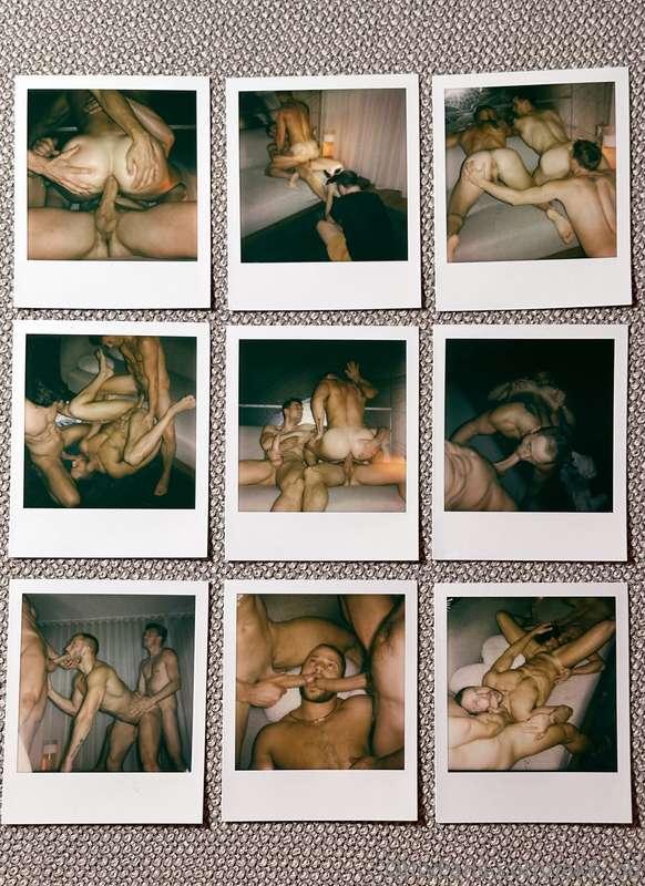 Some Polaroids from the upcoming threesome scene with @bigmi..