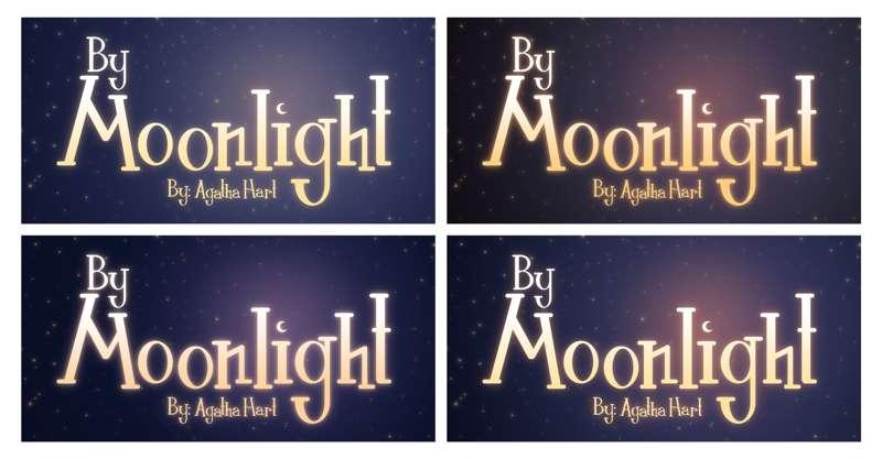 By Moonlight Ch3 Title Designs