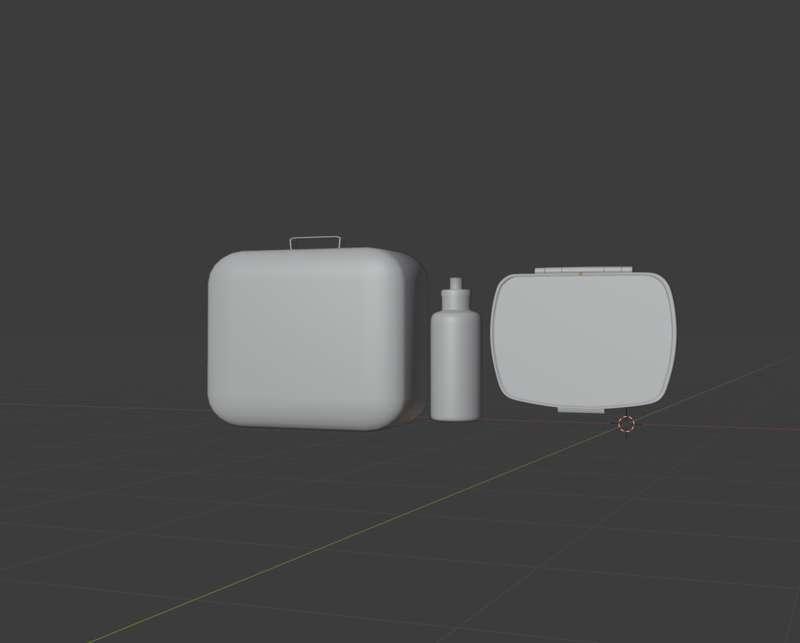School Lunch Set WIP