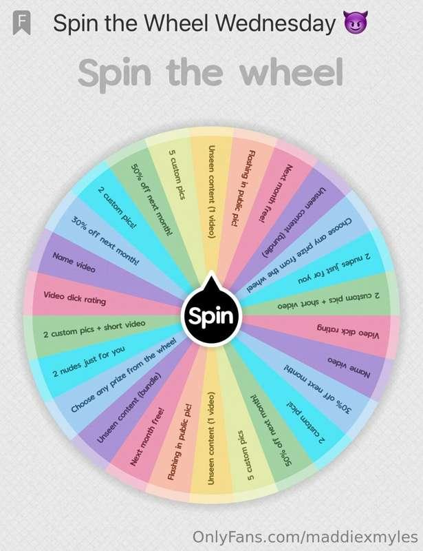 Spin the Wheel! 😈 CLOSED

Win a variety of prizes including;..