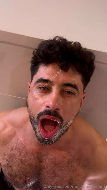 Ma tête plein de crachats et j’en réclame encore💦🍆😛My face c..
