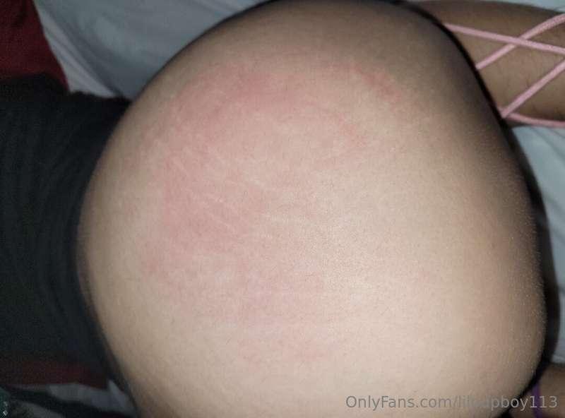Got spanked so hard
