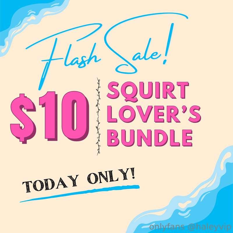 Get a **DISCOUNTED SQUIRTING** bundle Today.