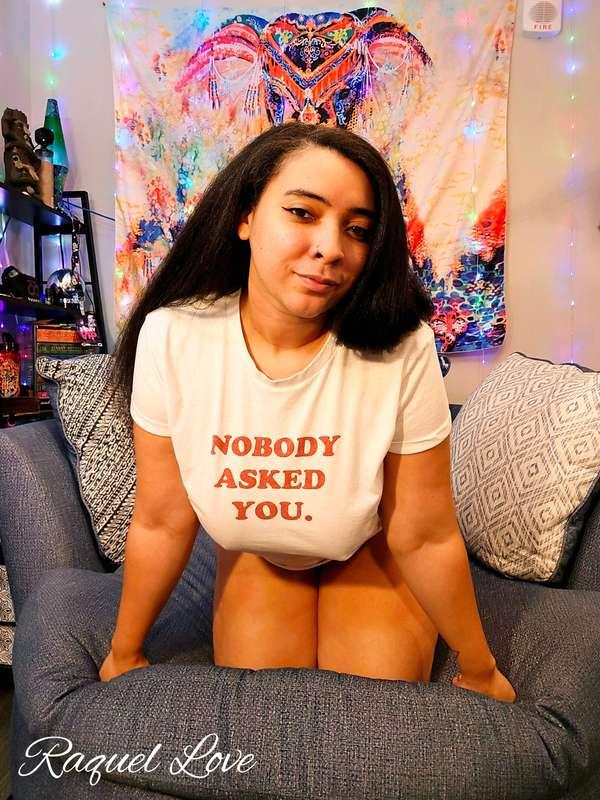 "Nobody Asked You" 🫢 just kidding! But you can still enjoy t..