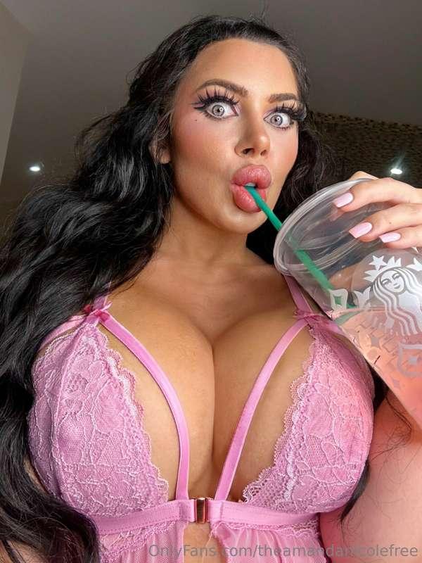 I swear I didn't go into Starbucks wearing **ONLY** this 🙈 🤫