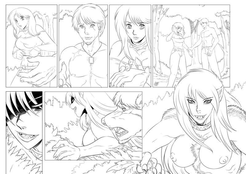 Rina's Night (B&W no text) Page 34