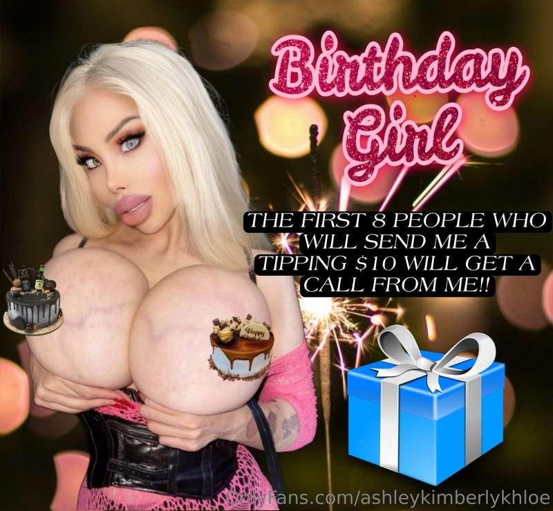 HAPPY BIRTHDAY TO ME 🤗🤭🎁✨️🎂🎂🎂😝😍
The first 8 people who send ..