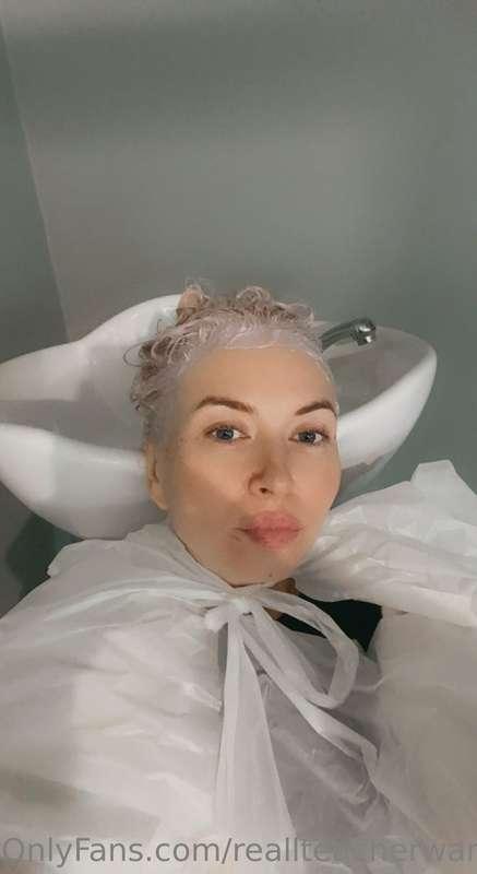 Painting hair today