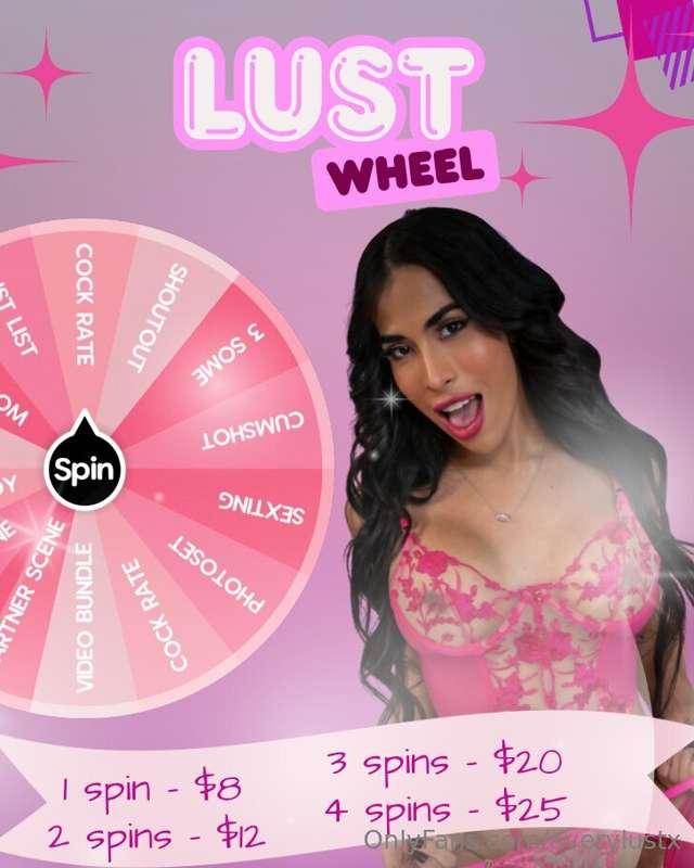 🎡 𝐒𝐏𝐈𝐍 𝐓𝐇𝐄 𝐖𝐇𝐄𝐄𝐋 🎡It's time to play a game with mommy 😈💖All ..