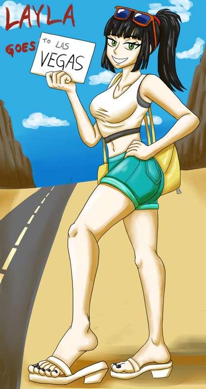 Layla goes to Las Vegas 
