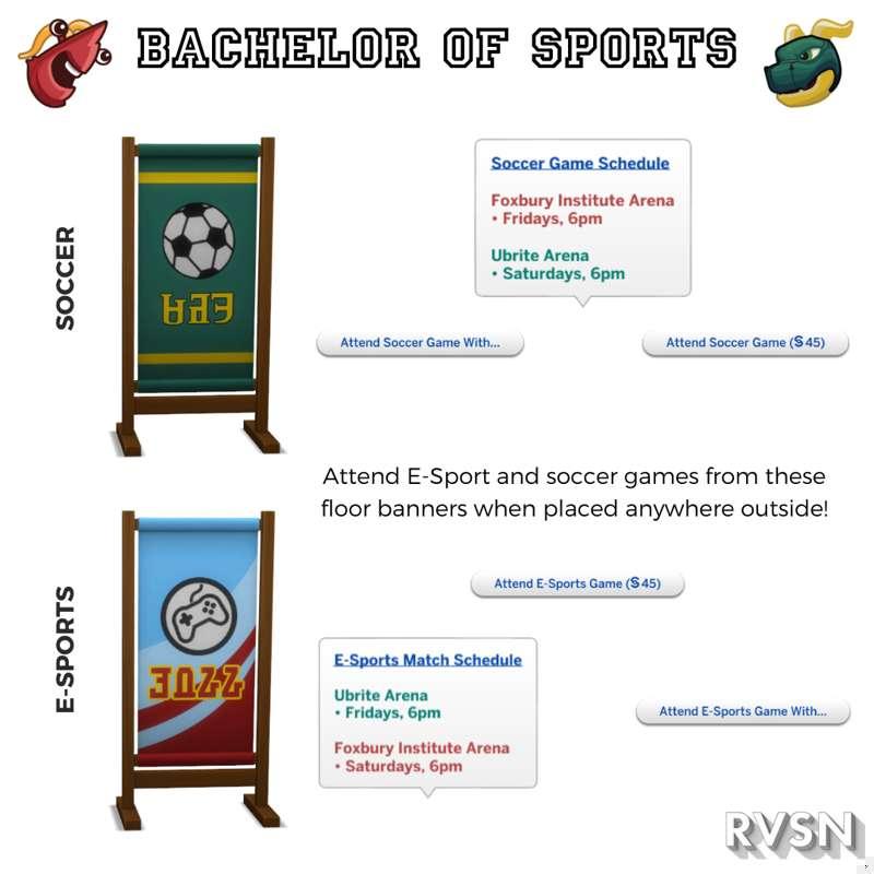 Bachelor of Sports - Attend uni events anywhere!