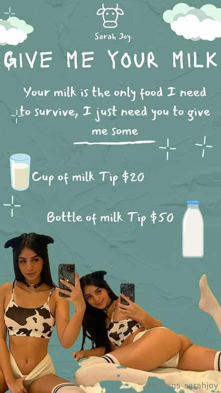 This little calf needs your milk 🐮
This is a very special on..
