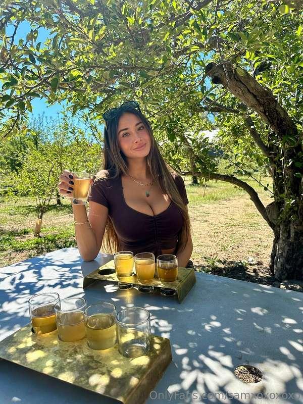 annual cider tasting excursion 🍎 cant get tired of this tbh