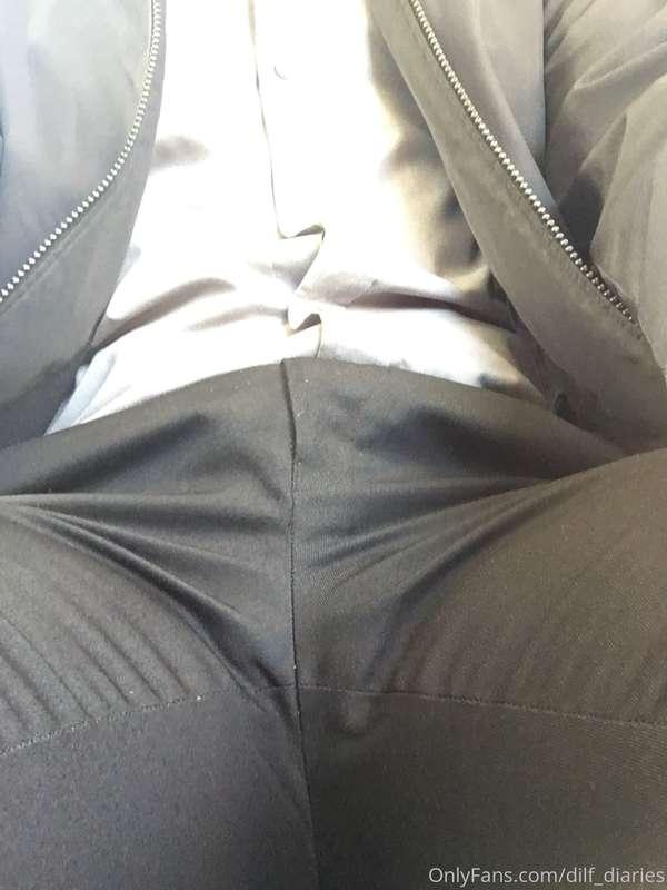 More suit bulging and tight pants