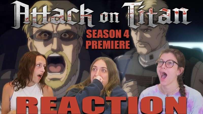 SEASON 4 PREMIERE! Attack on Titan (SUB) - 4x1 The Other Side of the Sea - Reaction