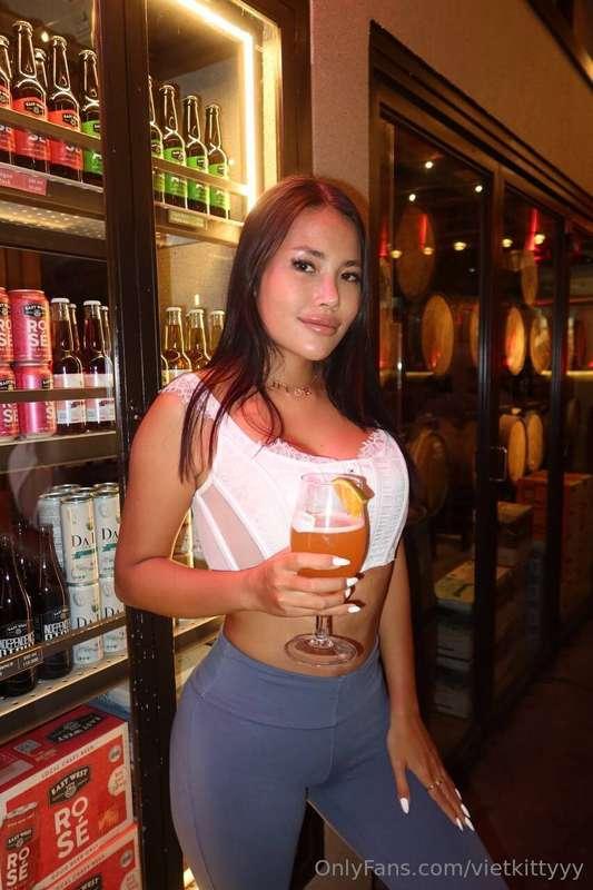 A sip sip here, and a sip sip there. A few more and I'm on t..