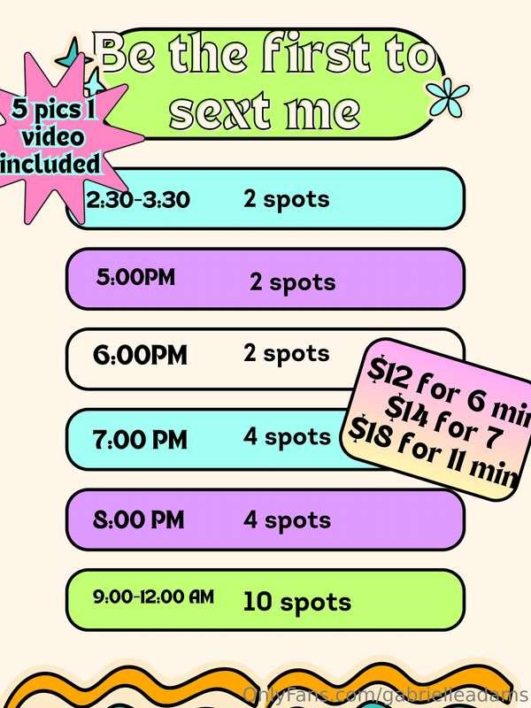 For tonight 💦
Message me asking about the time you’re intere..