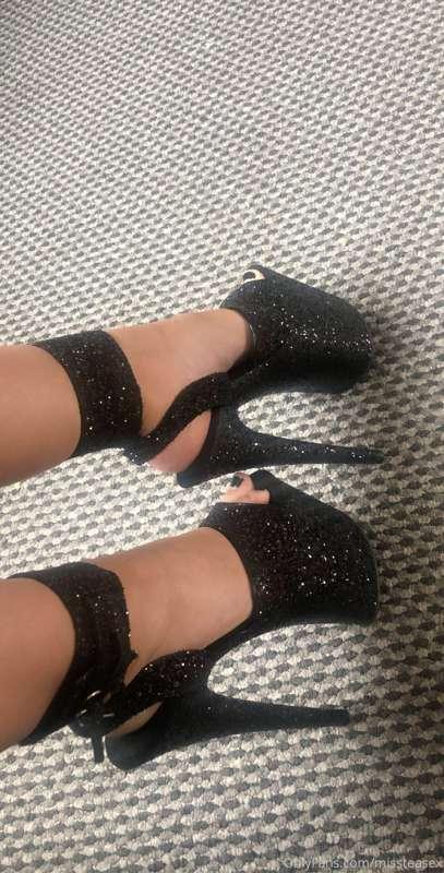 I got new shoes.. sub to my main page to see more naughty fo..