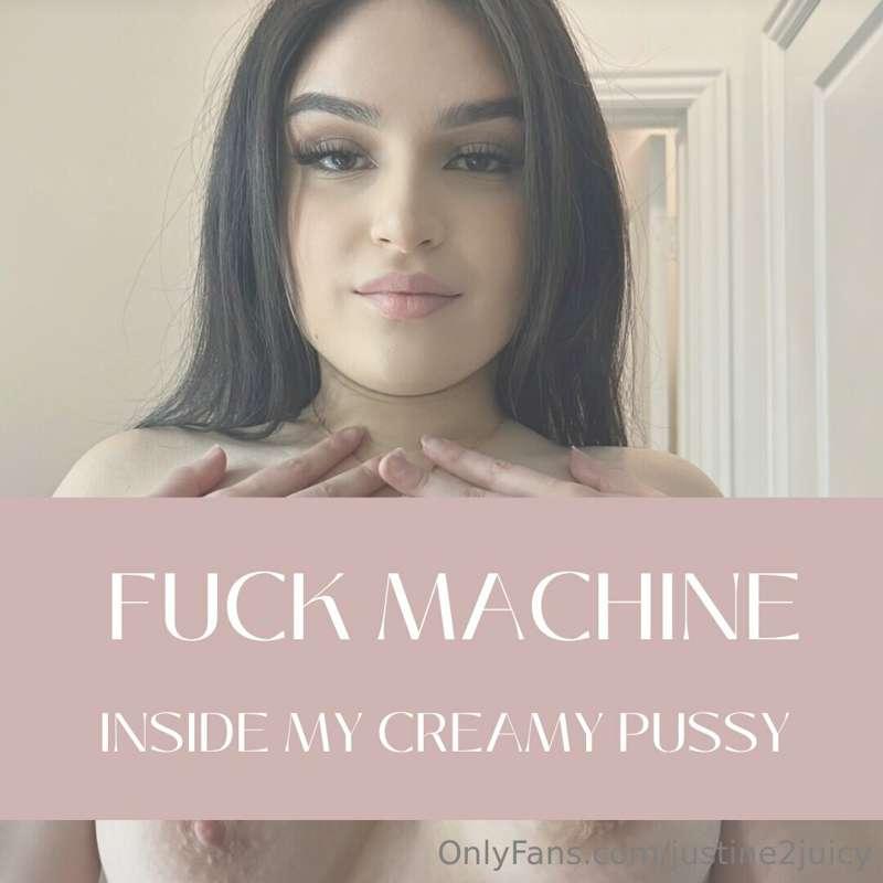 Getting my tight pussy DRILLED by my FUCK MACHINE at the max..