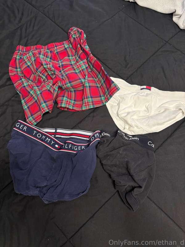 Who wants my underwear? 😜 going for $45 per one, or take all..