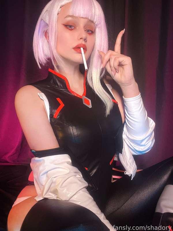 Hello! 💖 This month has been especially hot on my Patreon, but I decided to share this photoset here with you as well. 47 mobile photos of the beautiful #Lucy from #Cyberpunk anime!
In this photoshoot you will find:

💜47 mobile photos
💜10 topless pic
💜cameltoy peak
💜neon atmosphere
💜thoughtful costume
💜fetish for girls with cigarettes!

#shadory@photoset

#cosplay #cosplaygirl #neon #otaku #geek #fyp #topless #bigboobs #boobs #curvy #mommy #pretty #hot #horny #sexy #ass #naked #nude 
