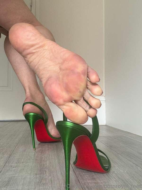 You need to crawl towards me and kiss my wrinkly sole