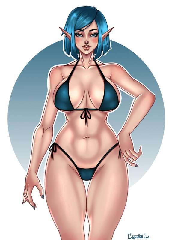 Nachtigall YCH commission character