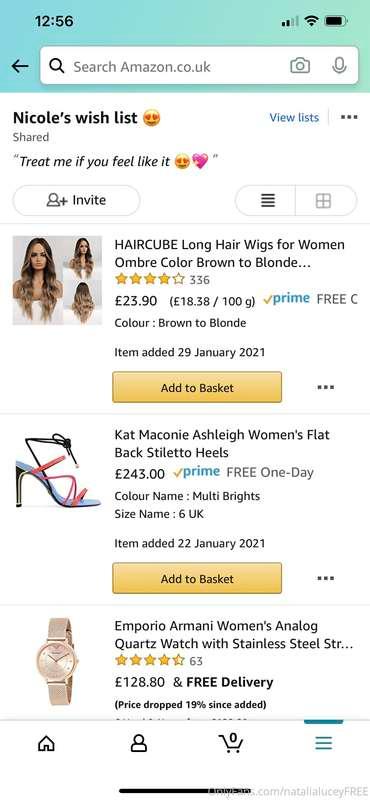 I also have a wish list if anyone wants to spoil me 🙈☺️ http..