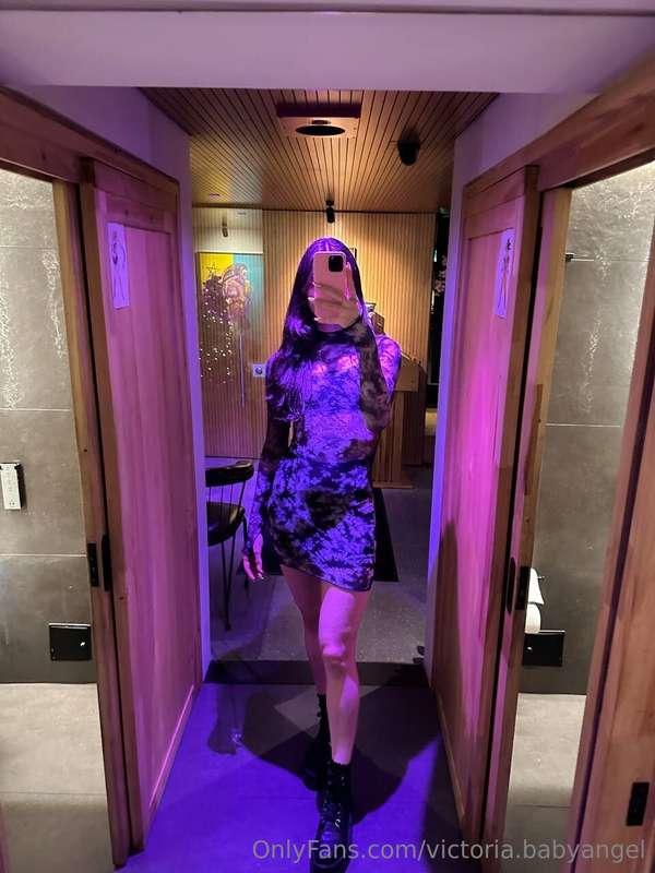 That dress is a real teaser, isn’t it?👅
