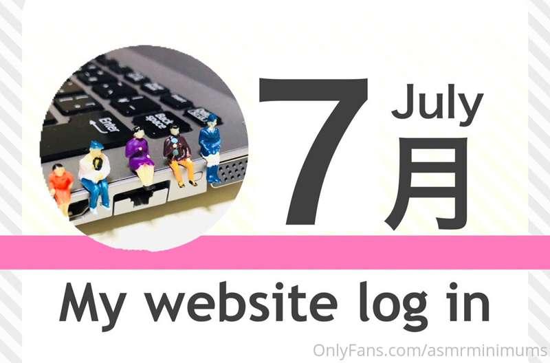 【7月】Webサイトのパスワードについて
【July】About website passwords

7月になりました..