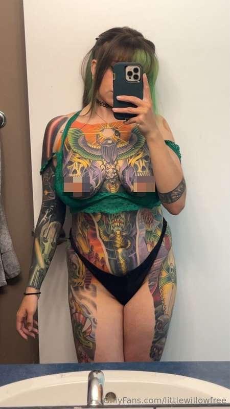 I got tattooed today! Its the last time you will see me like..