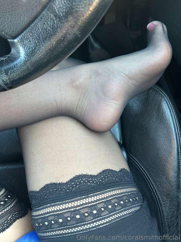 I’ve pulled over on my way home as my feet are killing me ca..