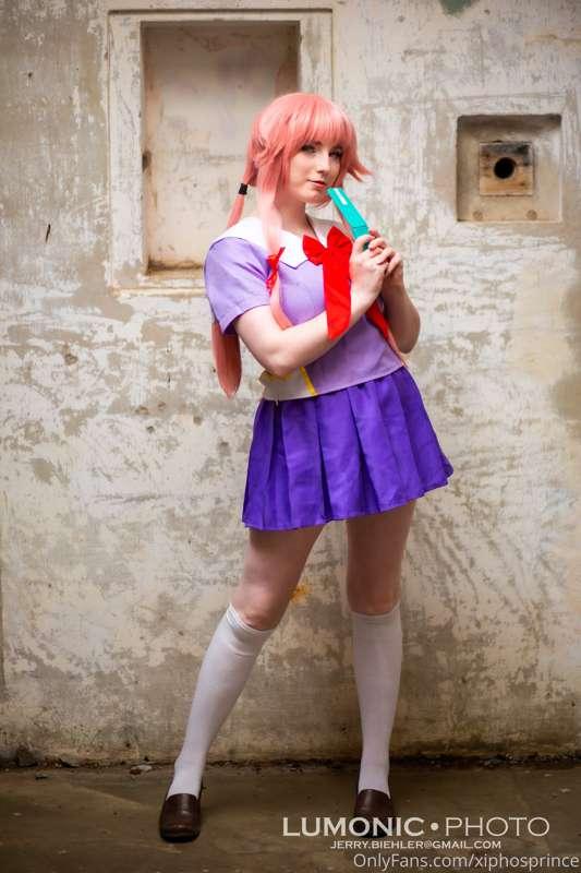 Yuuuuuuukiiiii~~~~~~

Full nude Yuno cosplay set in a cute a..