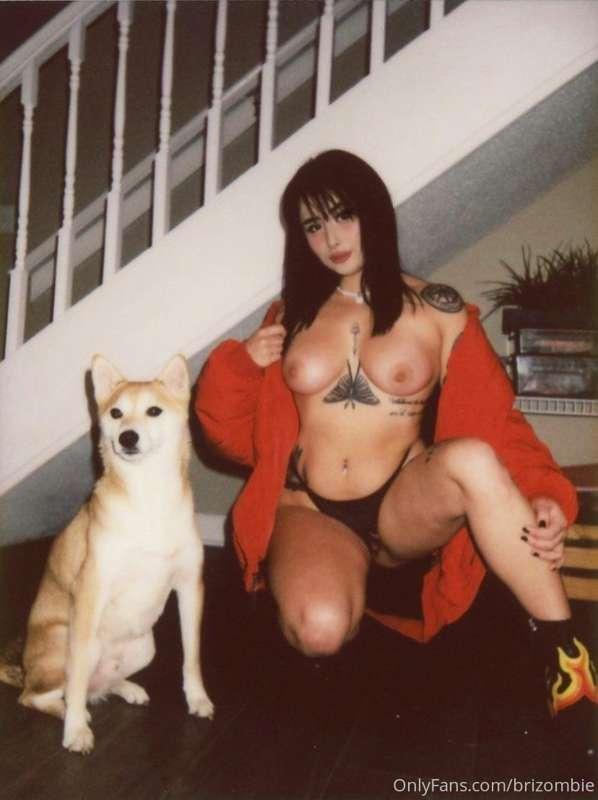 me and my little hachi 💕