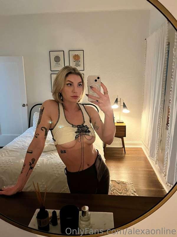 Half my makeup under my eyes in this but my boobs looked goo..