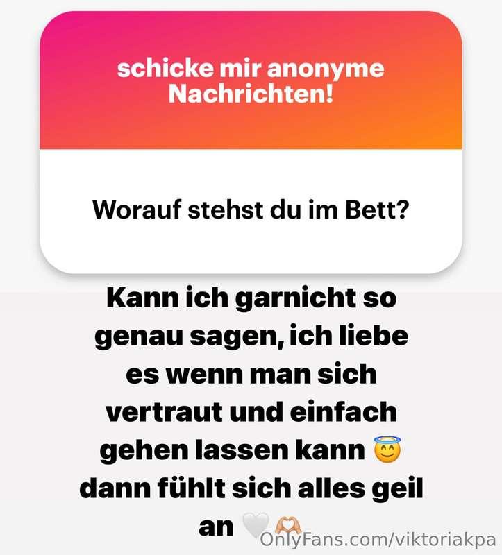 Moinii 🤍 hier die Antworten zu meiner Fragerunde auf Telegra..