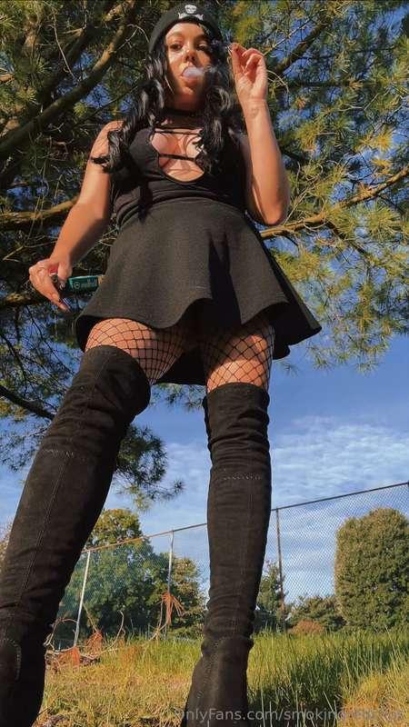 Your goth/emo girlfriend loves to wear these boots and litte..