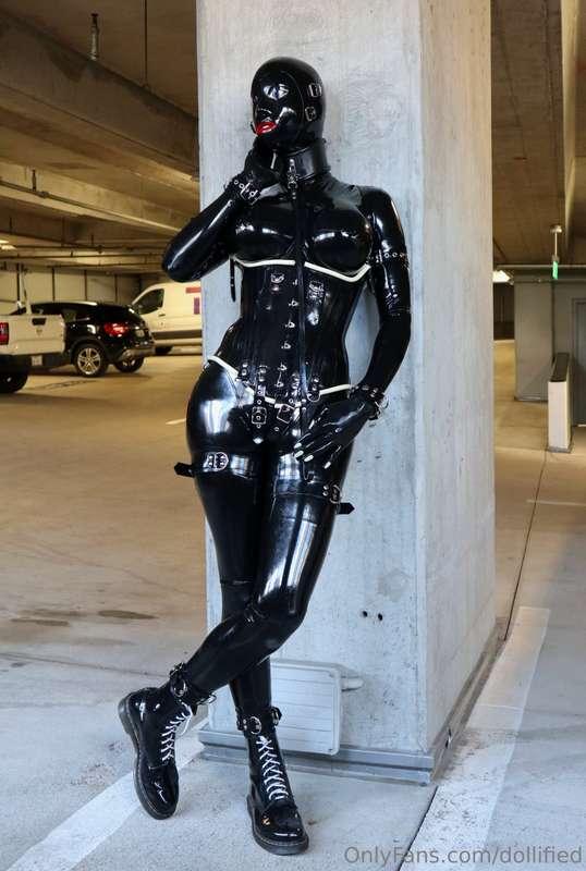 When you randomly stumble upon a rubberdoll in a parking lot