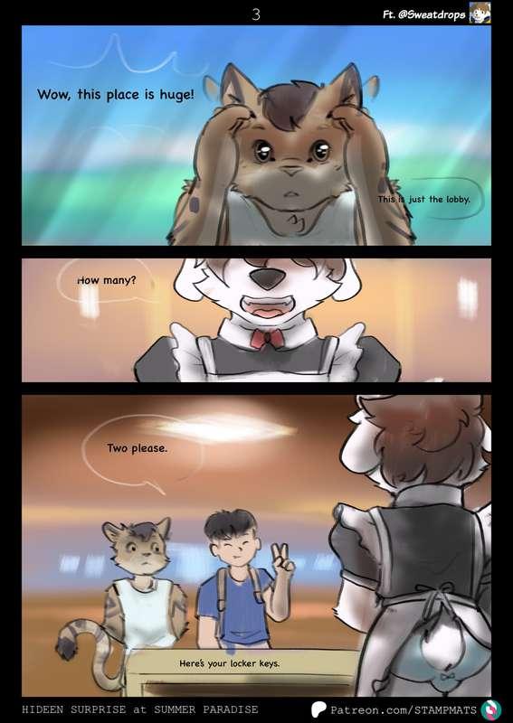 "Summer Paradise" - Sketch Pages 2 - 9 [🐶Tier]
