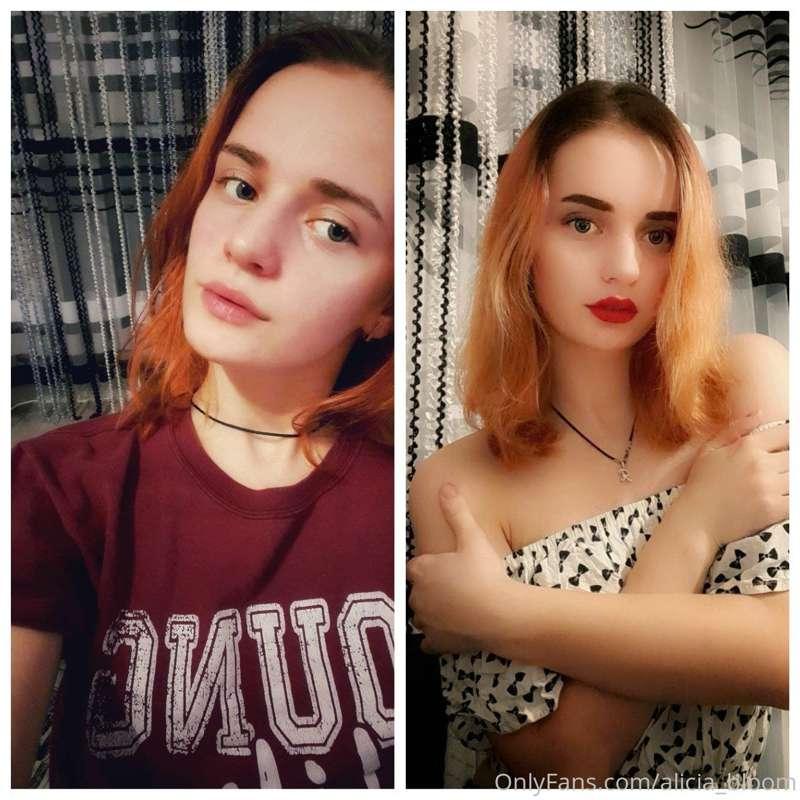 with makeup or without?😅